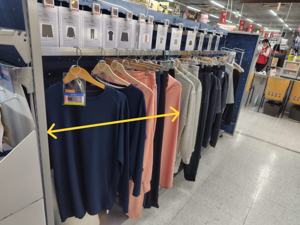 ビックカメラの売り場の風景