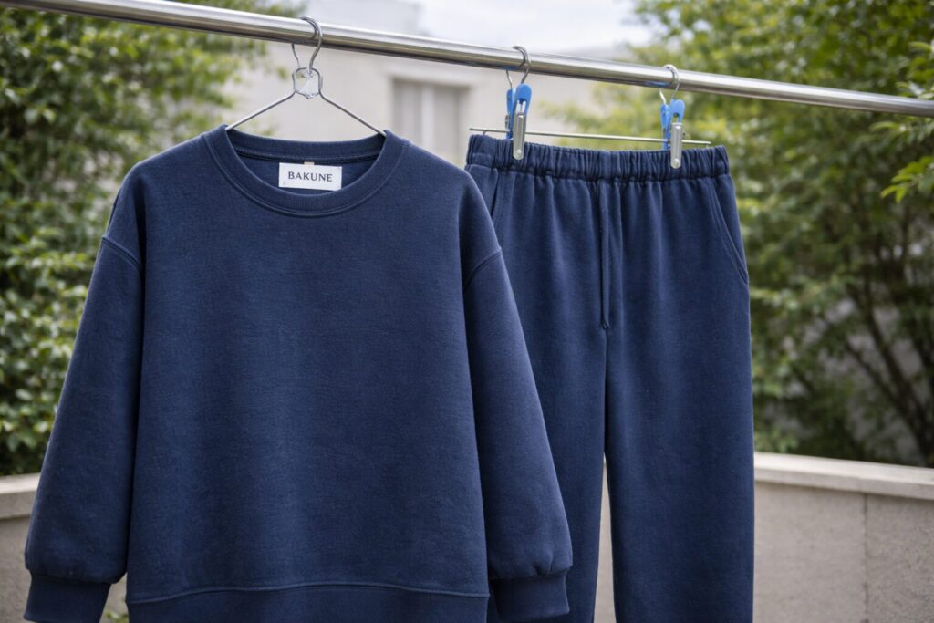 ベランダに干してある洗濯物